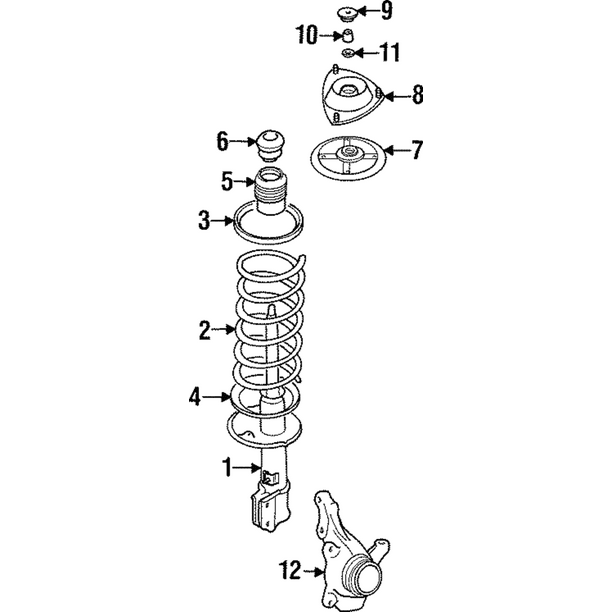 Genuine Hyundai 54630-34051 Spring Front Genuine Hyundai 54630-34051 Spring Front